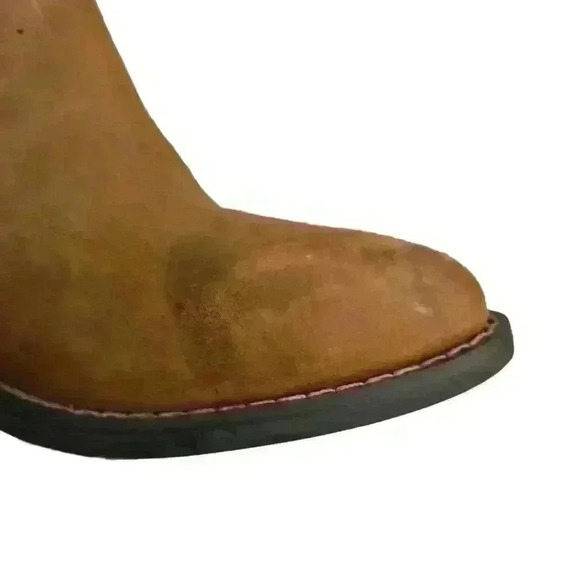 Dingo Women's Tan Silverada Western Cowboy Boots With Harness And Studs 8.5 - Picture 11 of 16